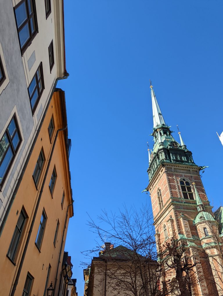 Old town Stockholm cityscape