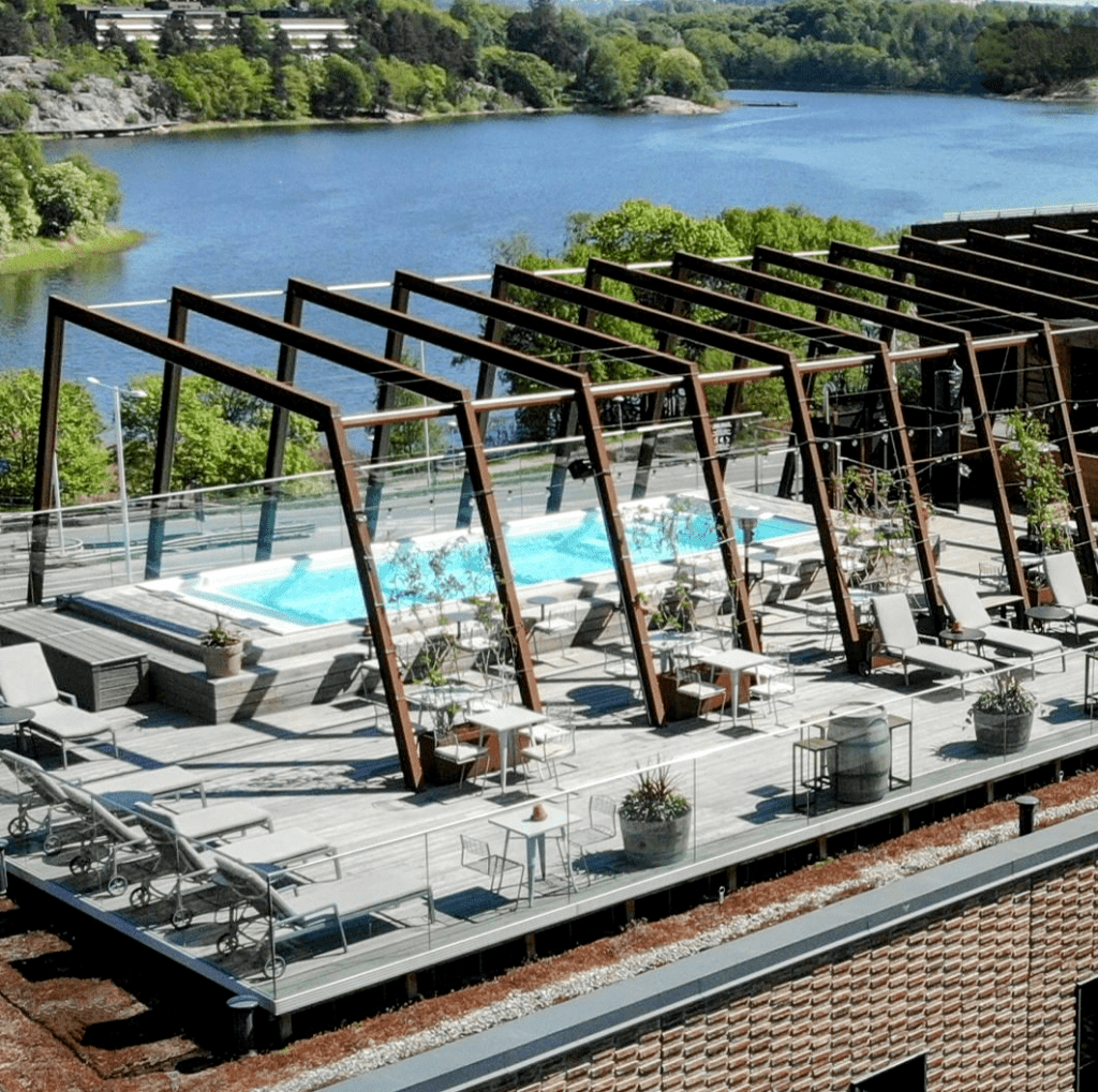 Stockholm rooftop bars: Hotel Winery rooftop terrace