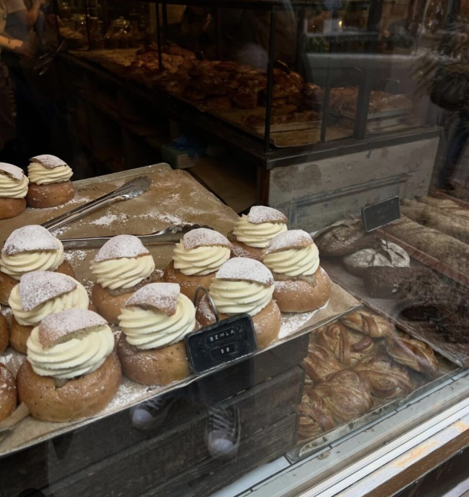 Semla cakes at Drop Coffee Stockholm 